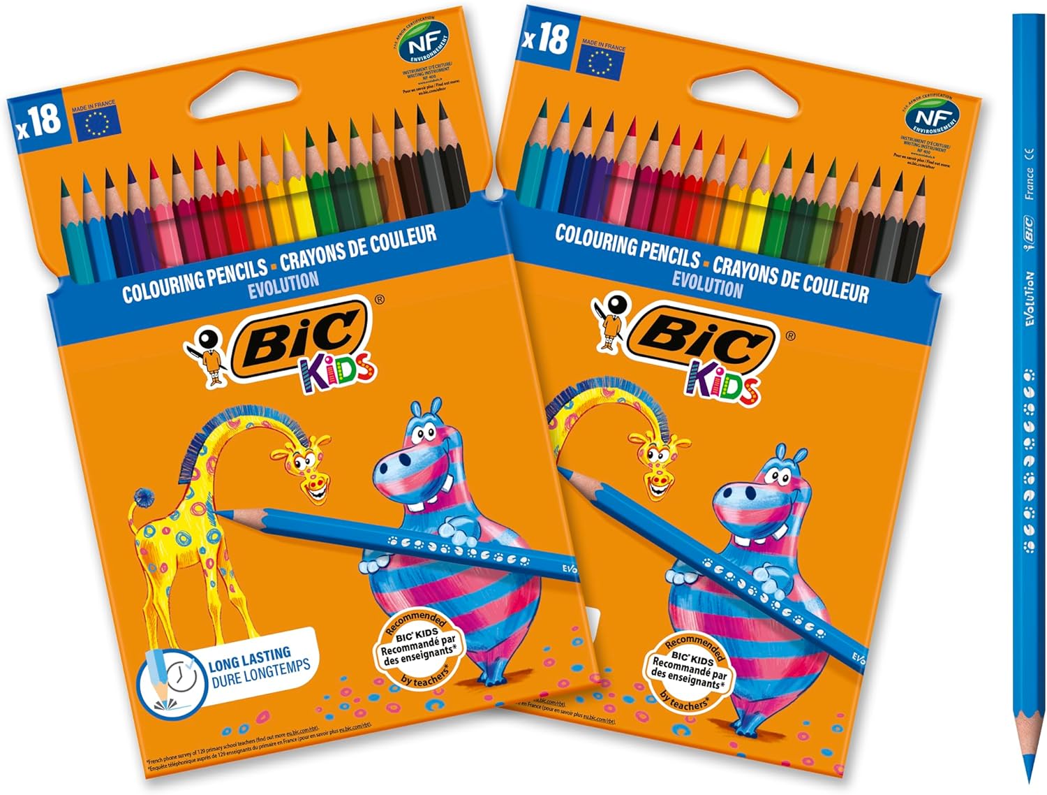 Crayons de couleur éco-responsables – BIC Kids Evolution ECOlutions