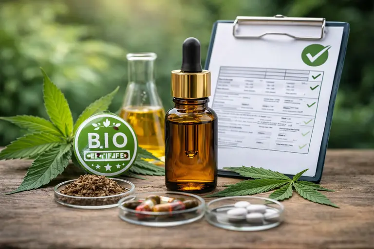 huile cbd bio avec certificat d analyse et label biologique