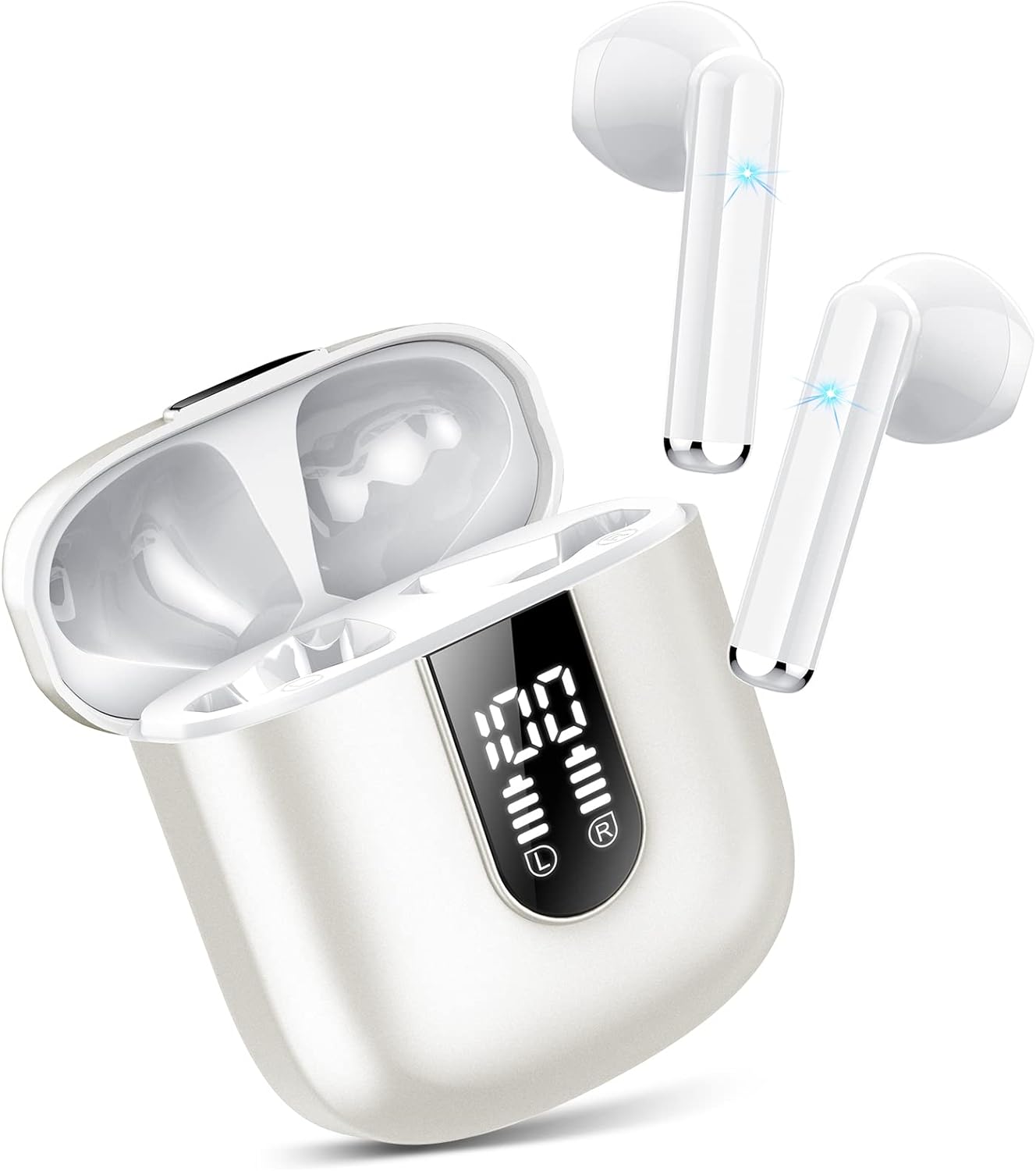 Oreillette Bluetooth Sport Casque Bluetooth 30H Écran LED