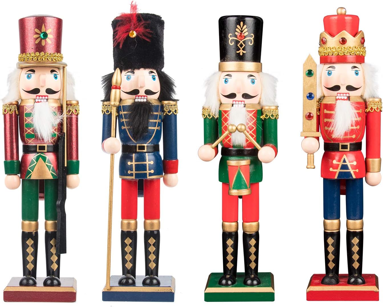 4 soldats Casse-noisette de Noël Biche et son faon de Noël lumineux | Trouve ton Bonheur, guide d'achats, idées cadeaux, bons plans et jeux concours