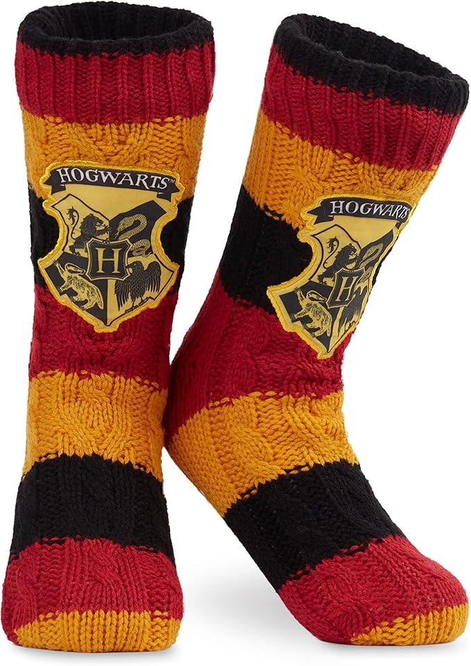 Chaussettes chaussons Harry Potter femme – Officielles, chaudes et antidérapantes