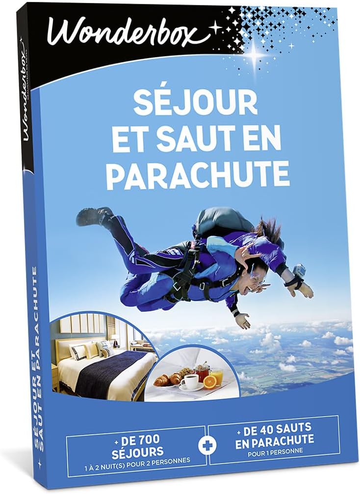 Coffret cadeau saut en parachute