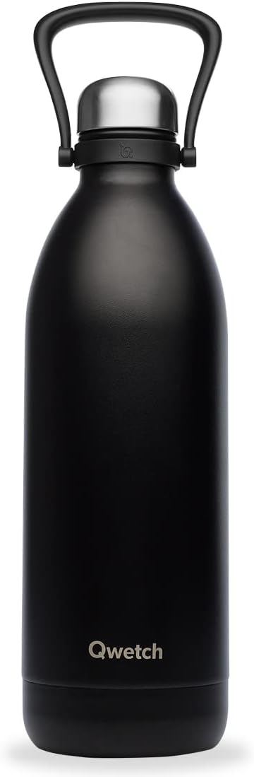 Gourde isotherme inox 2L Qwetch – Bouteille en acier inoxydable double paroi, sans BPA, durable et écologique