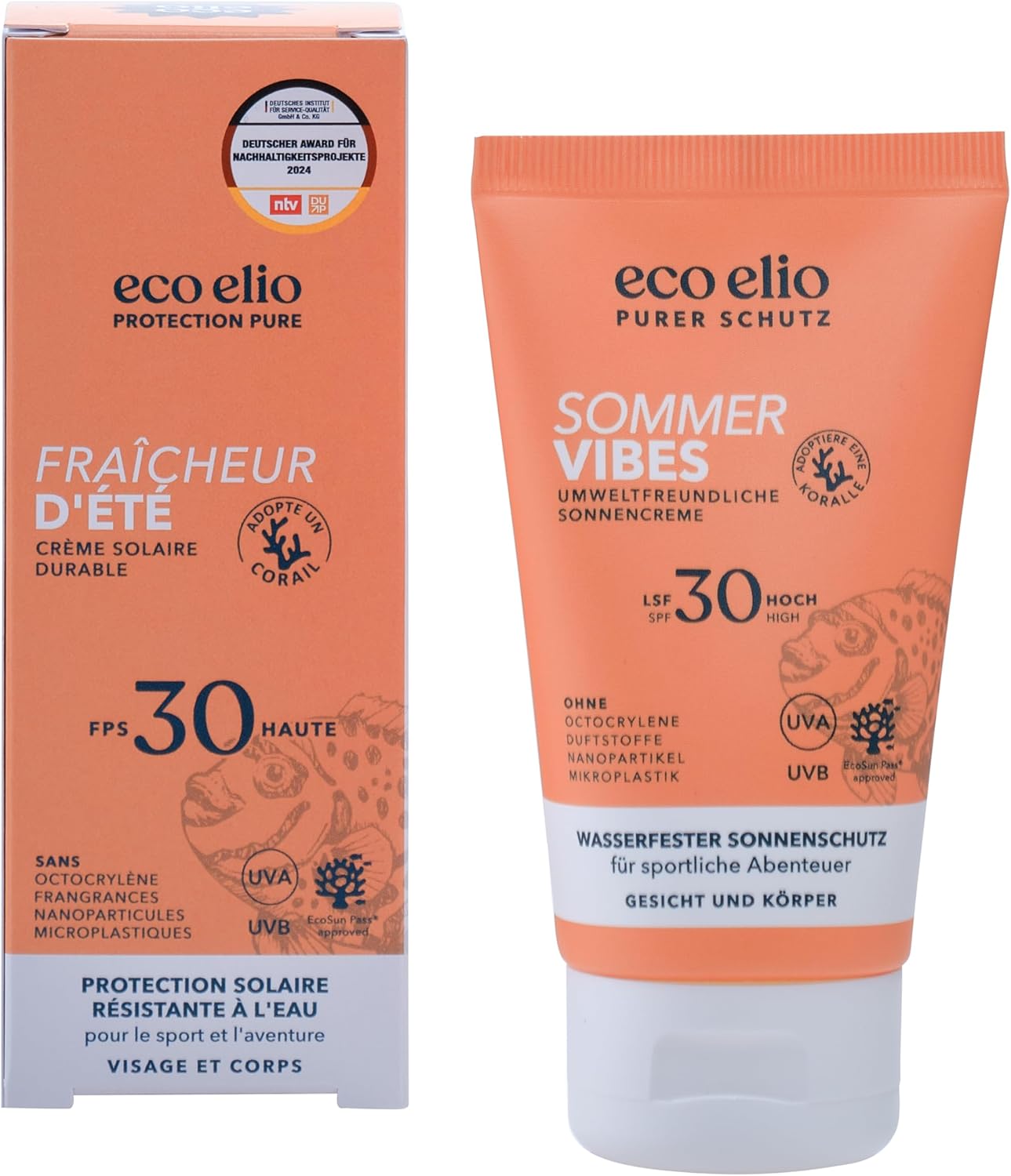 Crème solaire bio SPF 30 – Eco Elio