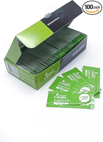 Gel hydroalcoolique en enveloppes individuelles