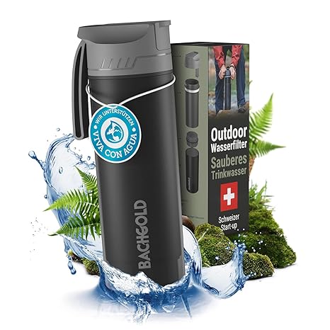 Gourde filtrante eau non potable
