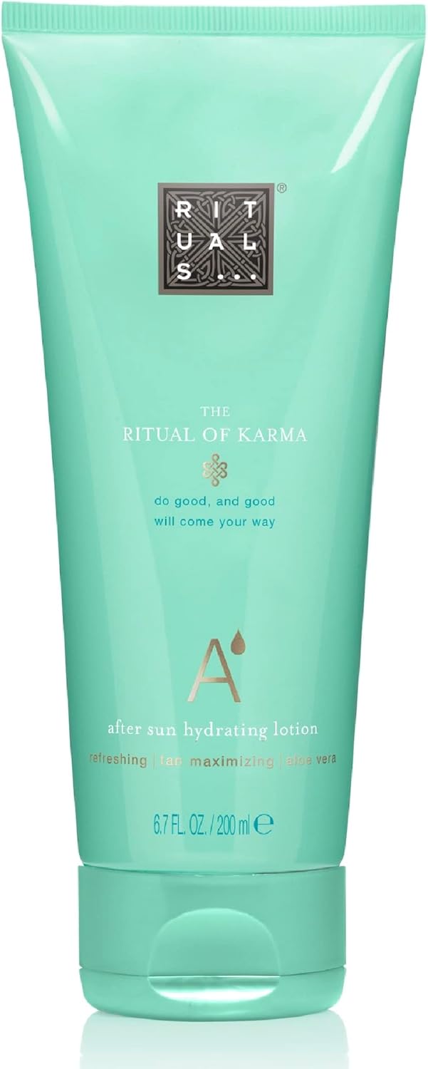 Lotion après-soleil hydratante – Aloe Vera, Lotus Sacré, Thé Blanc & Ginkgo Biloba – Apaise et régénère la peau