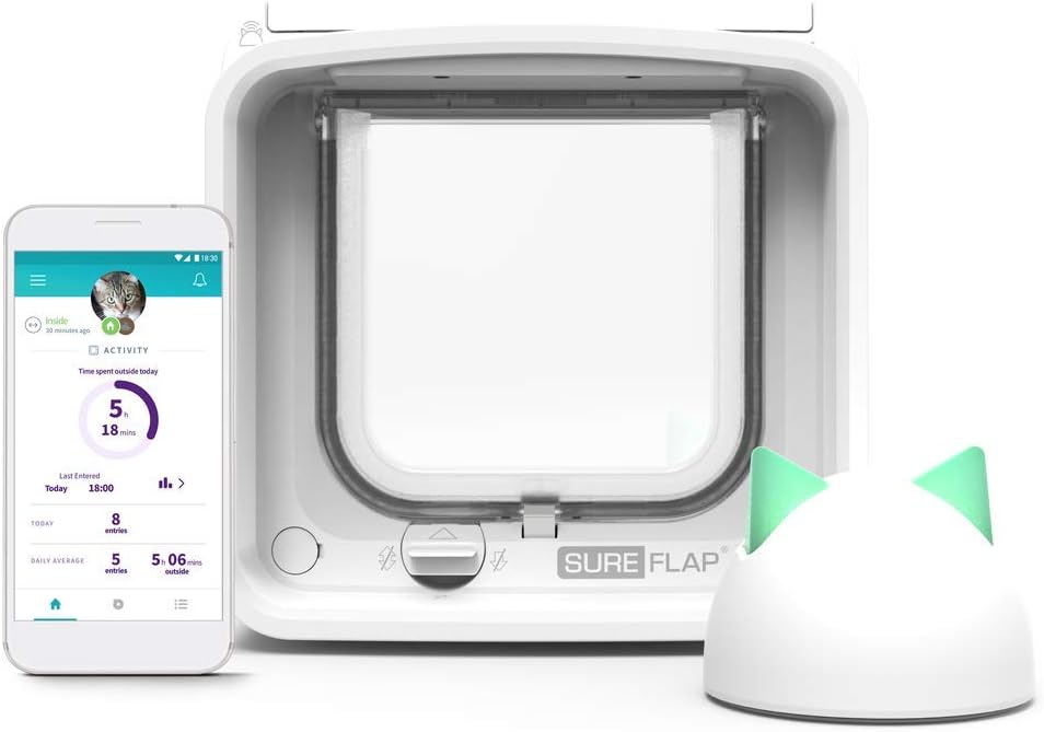 Chatière à Puce électronique Connect SureFlap avec Hub