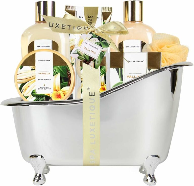 Coffret bain & soins femme Noël – Naturel, parfum vanille