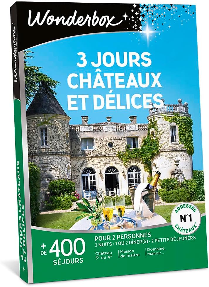 Coffret cadeau Nuit et Gastronomie au Château – Wonderbox