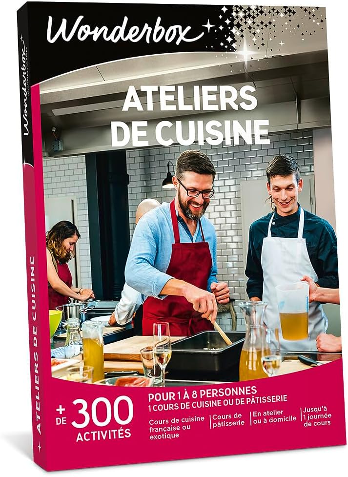 Coffret cadeau cours de cuisine
