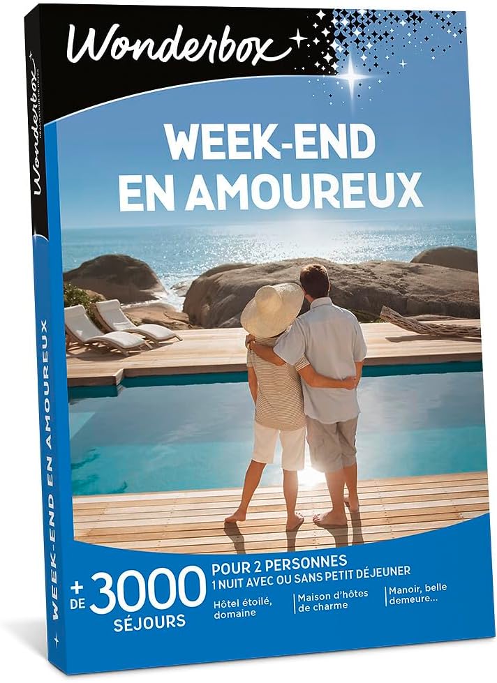 Coffret cadeau week-end en amoureux
