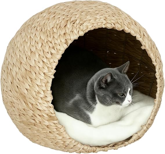 Offrez à votre chat un cocon de douceur avec le panier PawHut, dispo sur Trouve ton Bonheur : confort, style et bien-être au quotidien.