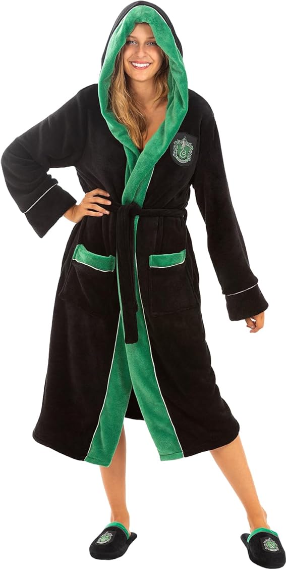 Peignoir Serpentard Harry Potter Vert Foncé S-M