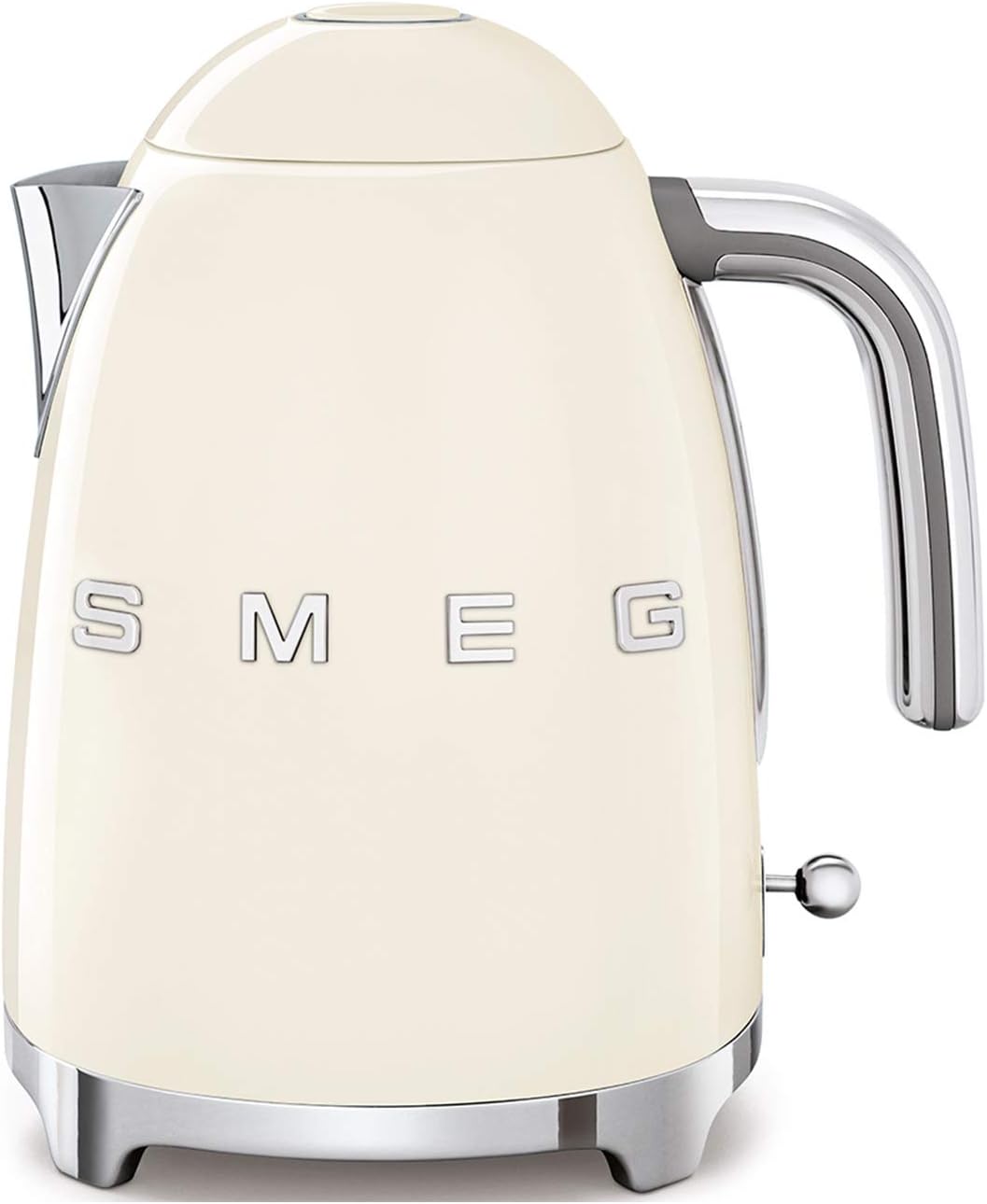Bouilloire Smeg KLF03 Crème 1,7 L – Rétro, 2400 W, filtre inox