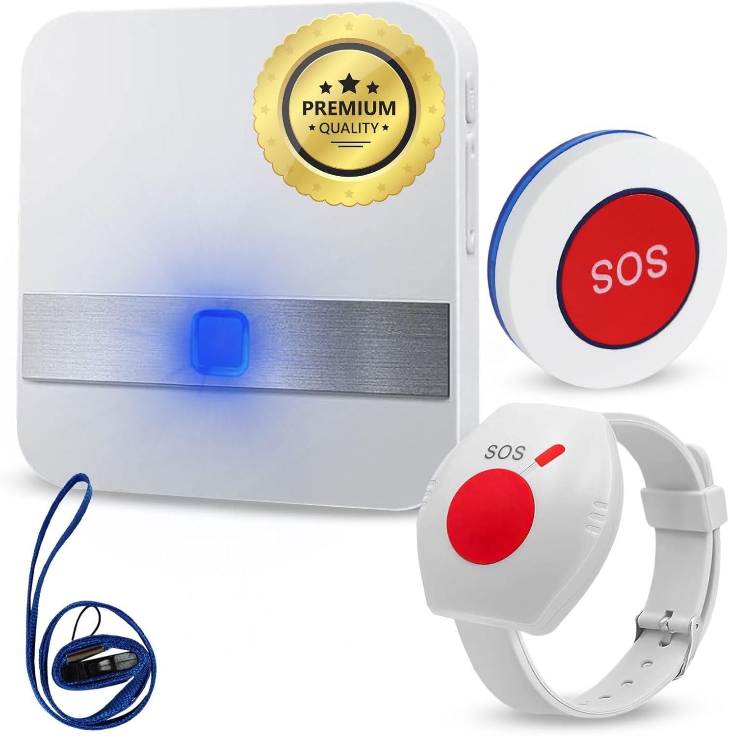 Bouton d’appel urgence Vidaprime – Bracelet & collier SOS