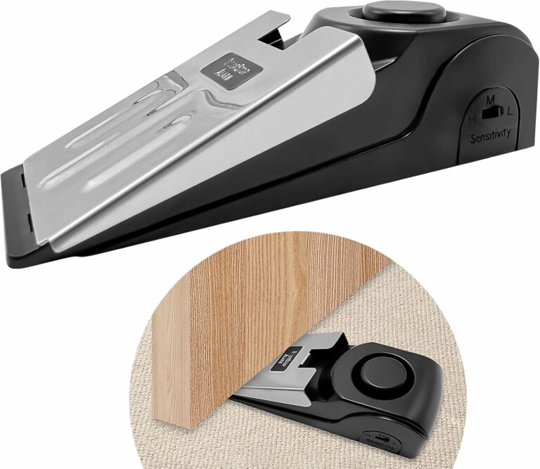 Cale Bloque Porte avec Alarme 120 dB | Sécurité Xpieoyrm