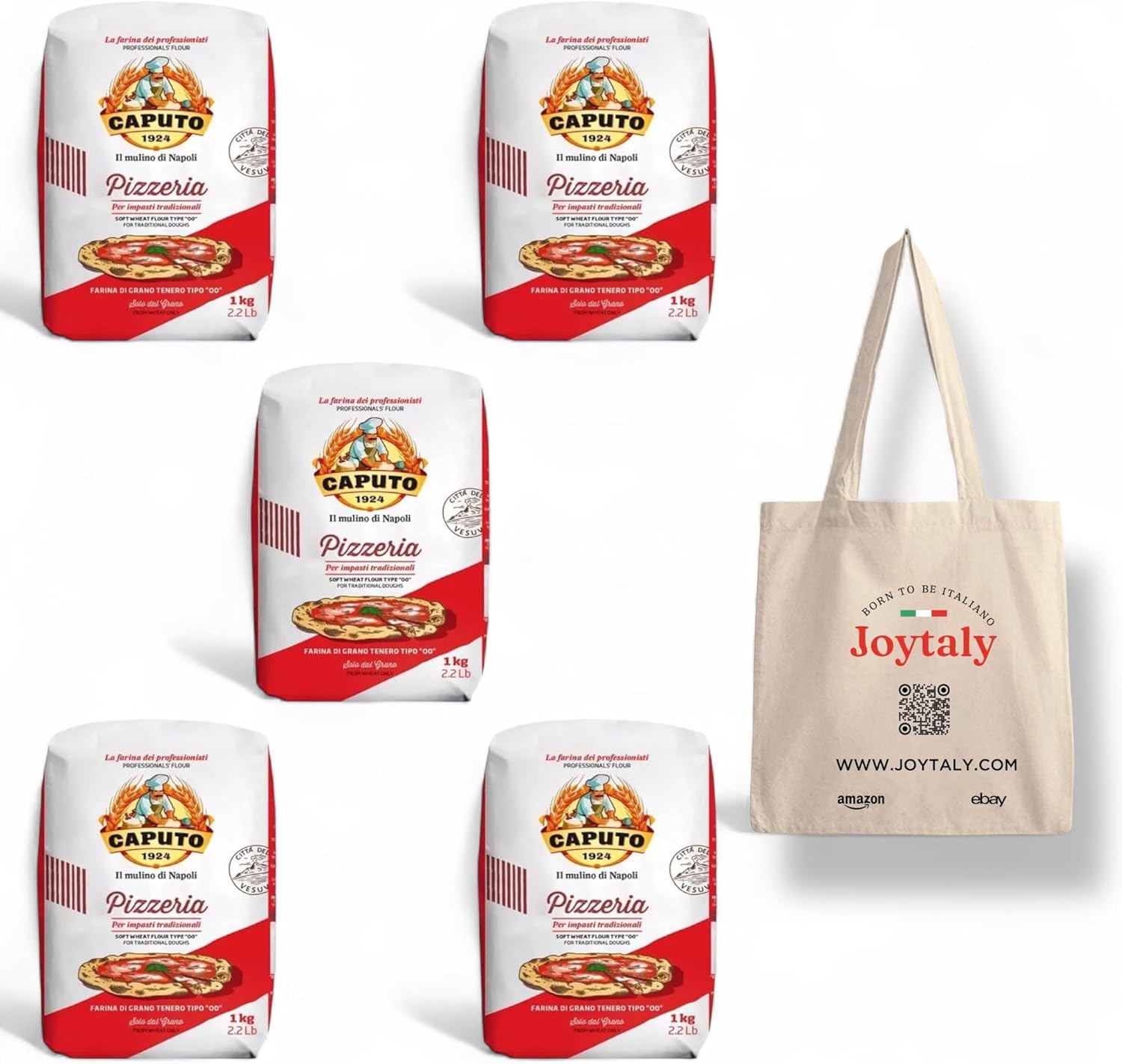 Farine Caputo type 00 spéciale pizza italienne – 5 x 1kg