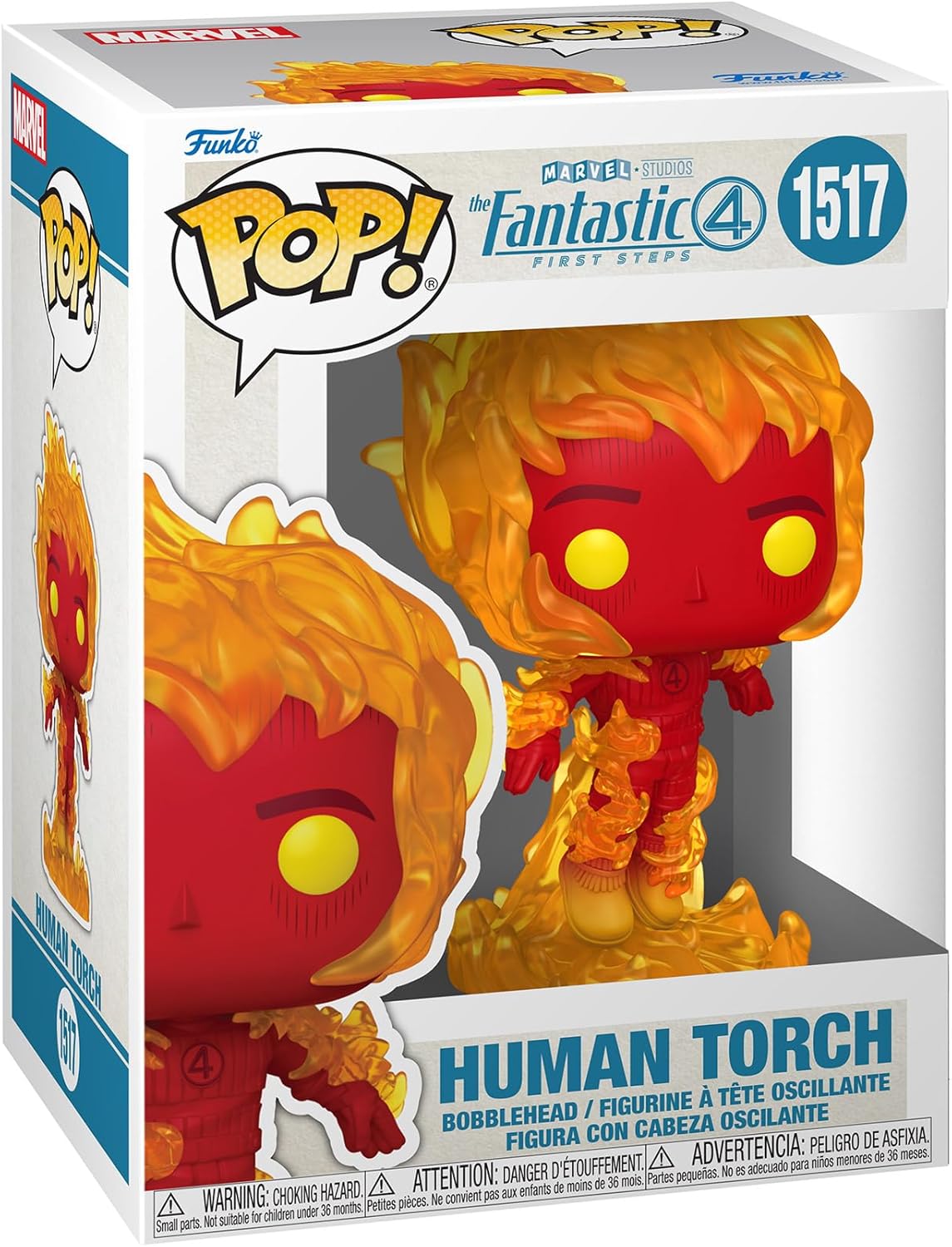 Funko Pop Human Torch Fantastic Four 2025 – Figurine Vinyle