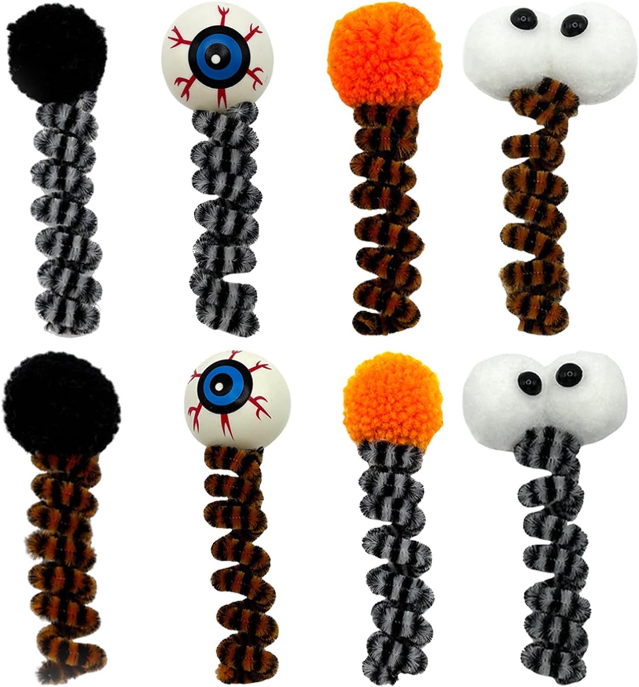 Jouets Halloween pour chat – 8 ressorts interactifs