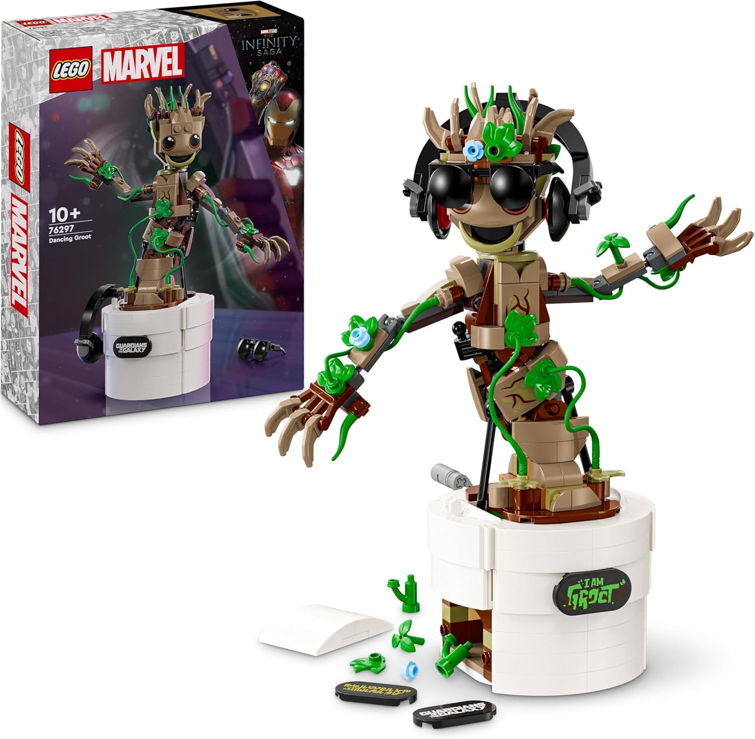 LEGO Marvel Bébé Groot dansant 76297 – Figurine animée