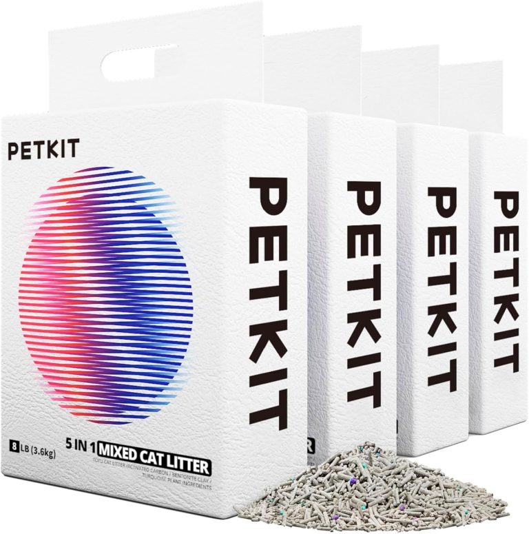 Litière chat PETKIT 5 en 1 tofu & bentonite – sans odeur
