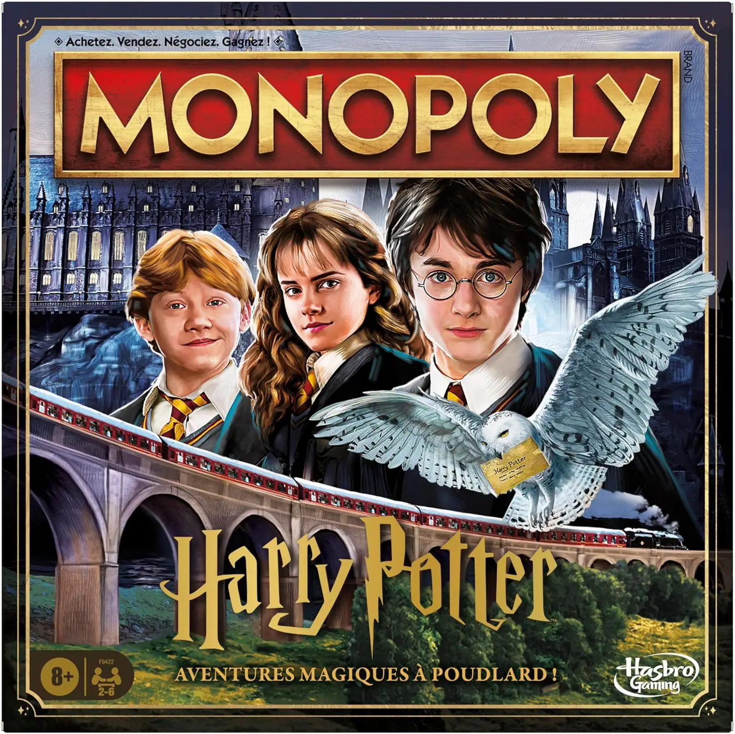 Monopoly Harry Potter – Jeu de société Poudlard magique