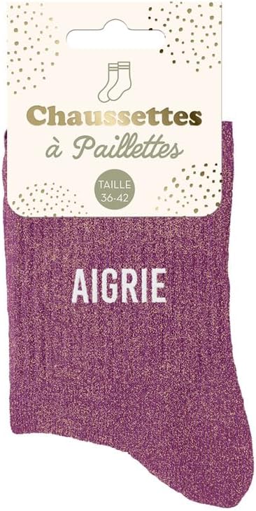 STC Chaussettes Paillettes Aigrie – Confort & Style Festif