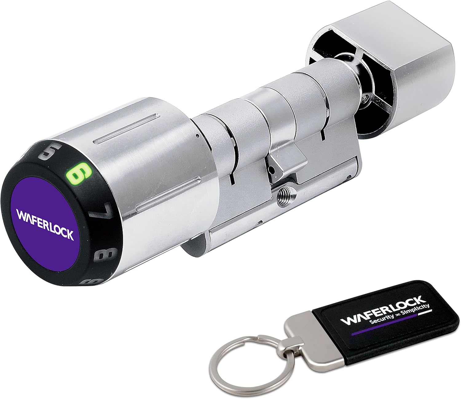 Serrure Connectée WAFERLOCK C760 – Cylindre Intelligent Sans Clé