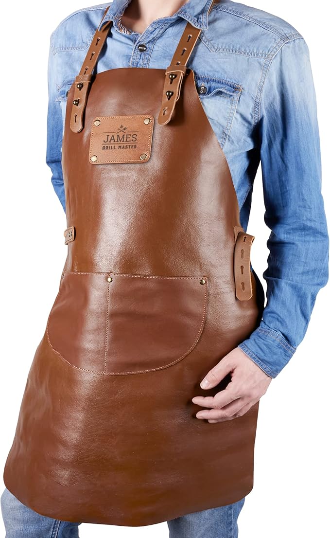 Tablier en cuir personnalisable barbecue – Your Surprise