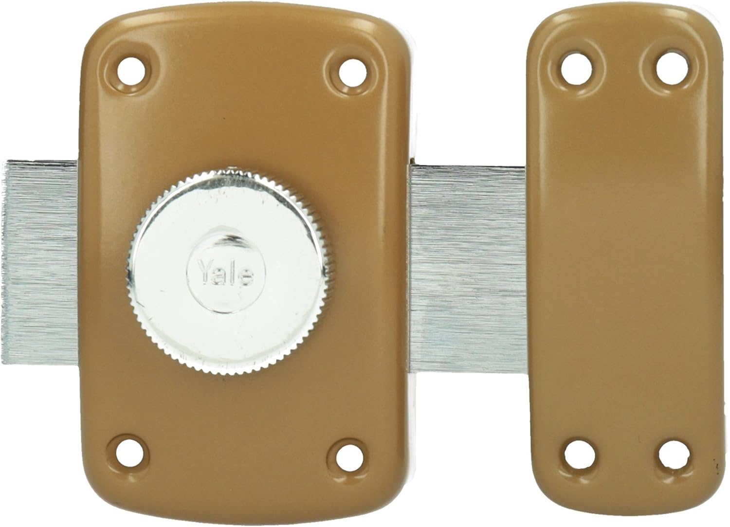Verrou de sûreté Yale YV10BT/30 Marron Doré 30 mm