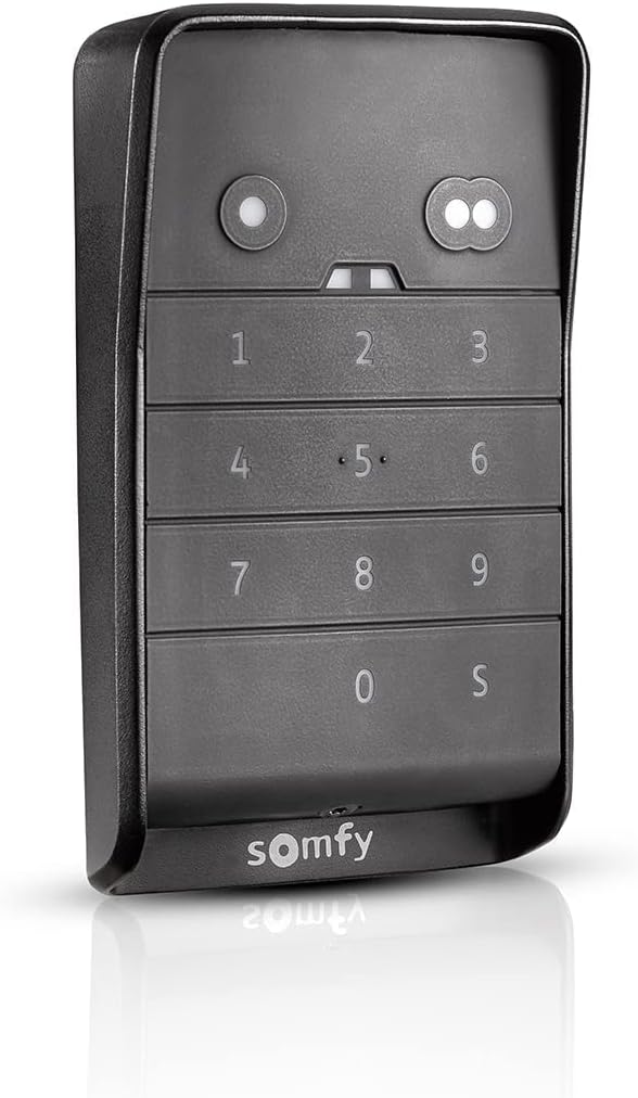 Somfy 1870916 : clavier à code RTS IP55 pour portail/garage