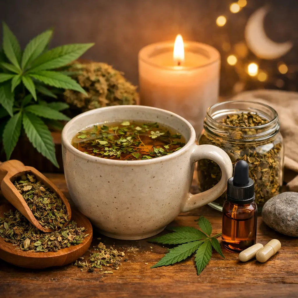 Infusion au chanvre bio contenant du CBD