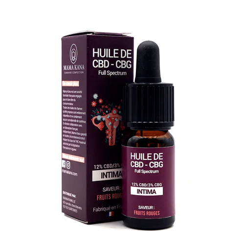 huile Intima (10% et 3% CBG) pour apaiser naturellement les cycles menstruels
