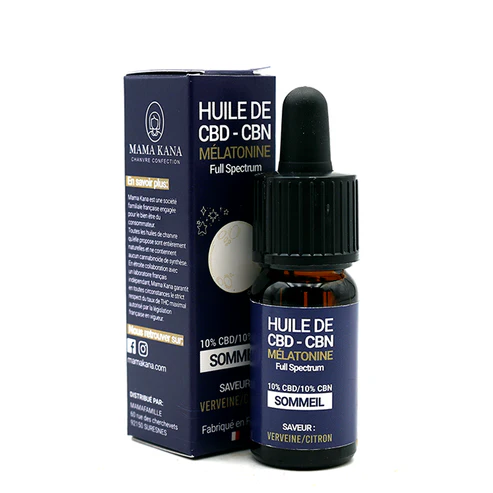 huile de CBD et Mélatonine - Sommeil