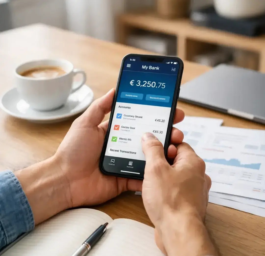 banque mobile + gestion budget